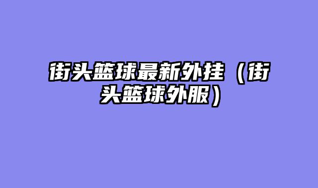 街头篮球最新外挂（街头篮球外服）