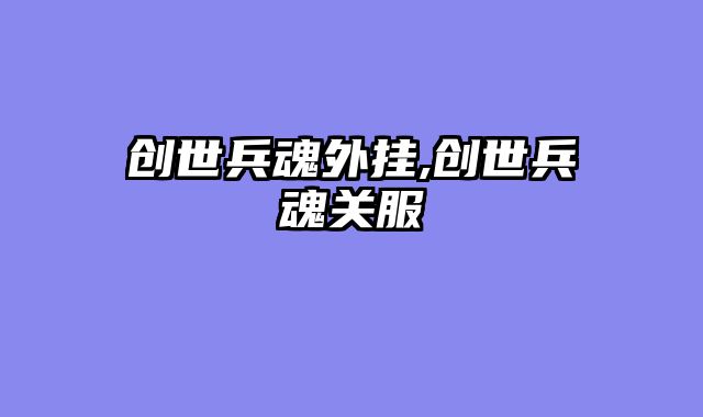 创世兵魂外挂,创世兵魂关服
