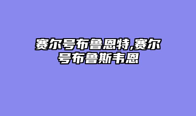 赛尔号布鲁恩特,赛尔号布鲁斯韦恩