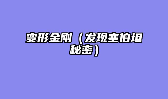 变形金刚（发现塞伯坦秘密）